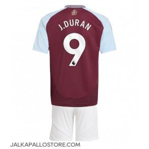 Aston Villa Jhon Duran #9 Kotipaita Lapsille 2024-25 Lyhythihainen (+ shortsit)